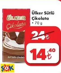 ÜLKER SÜTLÜ ÇİKOLATA